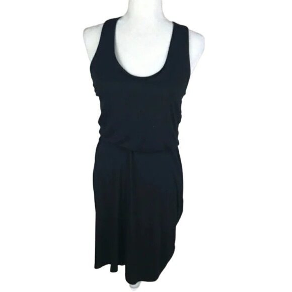 Athleta Daytrip Black Racerback Tank Dress - Picture 2 of 7